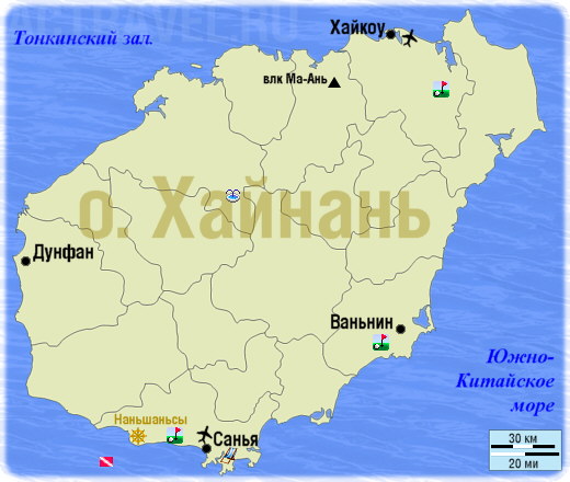 hainan map